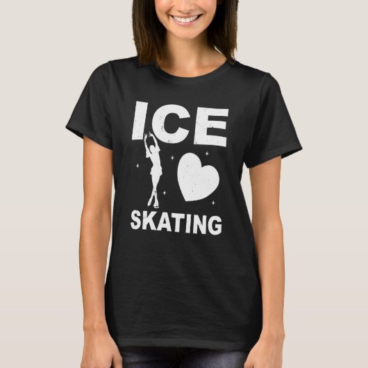 Figure Skating Ice Skating Girls Figure Skating 1 T-shirt (Voorkant)