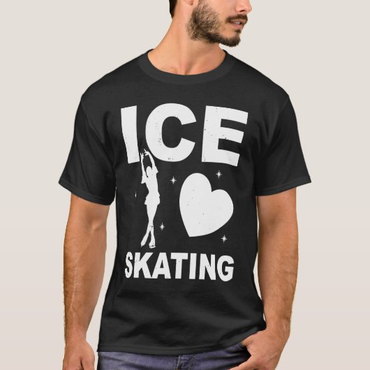 Figure Skating Ice Skating Girls Figure Skating T-shirt (Voorkant)