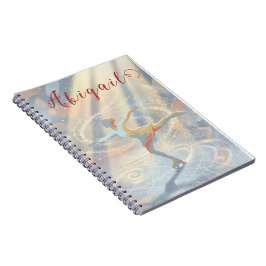 Figure Skating Ice Skating skates custom name Notitieboek