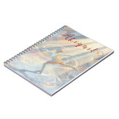 Figure Skating Ice Skating skates custom name Notitieboek (Linkerzijde)