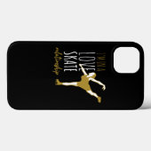 Figure Skating Love Skate Ice Skating Case-Mate iPhone Case (Achterkant (horizontaal))