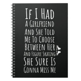 Figure Skating Ornaments Gifts For Him Skater Boys Notitieboek