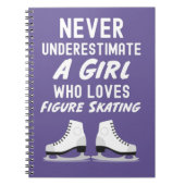 Figure Skating Ornaments Gifts Girl Skater For Her Notitieboek (Voorkant)