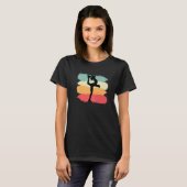 Figure Skating Retro Skater or Dancer T-shirt (Voorkant volledig)