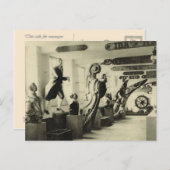 Figurehead, Hallands Museum, Halmstad, Noorwegen Briefkaart (Voorkant / Achterkant)