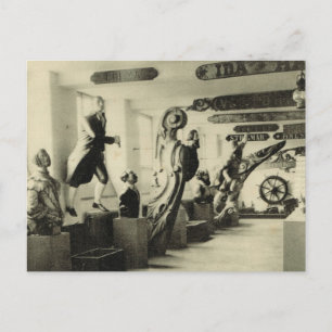 Figurehead, Hallands Museum, Halmstad, Noorwegen Briefkaart