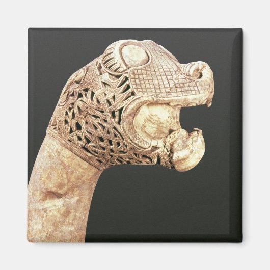 Figurehead of a Viking Longship, gevonden in Osebe Magneet (Voorkant)