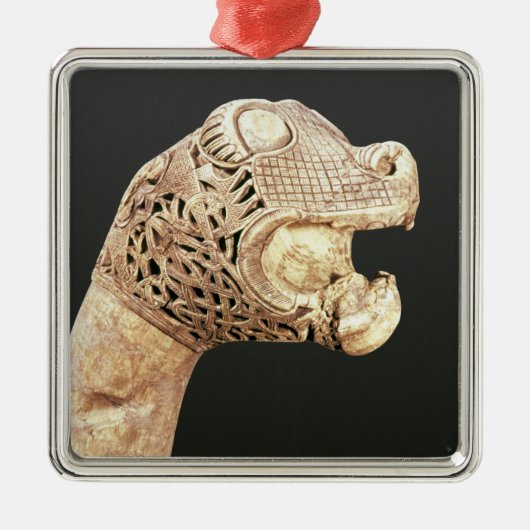 Figurehead of a Viking Longship, gevonden in Osebe Metalen Ornament (Voorkant)