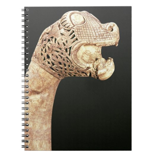 Figurehead of a Viking Longship, gevonden in Osebe Notitieboek (Voorkant)