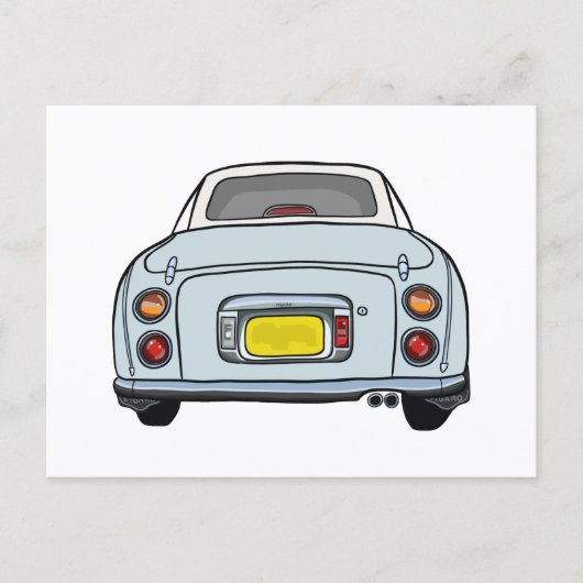 figuren Bleek Aqua Figaro Briefkaart auto (Voorkant)