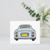 figuren Bleek Aqua Figaro Briefkaart auto (Staand voorkant)