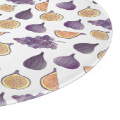 Figuren en druiven, Paarse levensmiddelen Snijplank (Hoek)