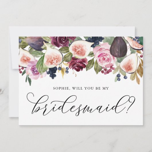 Figuren en herfstbloemen zullen je zijn mijn Bride (Voorkant)