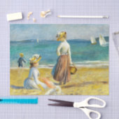 Figuren op het strand, Auguste Renoir Decoupage Ar Tissuepapier (Craft)