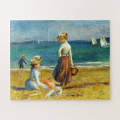 Figuren op het strand, Renoir Fine Art Legpuzzel (Horizontaal)