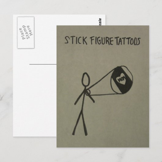 FIGUREREN TATTOOS BRIEFKAART (Voorkant / Achterkant)
