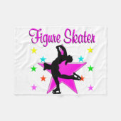  FIGURERSKATER FLEECE DEKEN (Voorkant (Horizontaal))