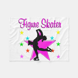  FIGURERSKATER FLEECE DEKEN