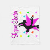  FIGURERSKATER FLEECE DEKEN (Voorkant)