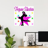 FIGURERSKATER POSTER (Thuiskantoor)