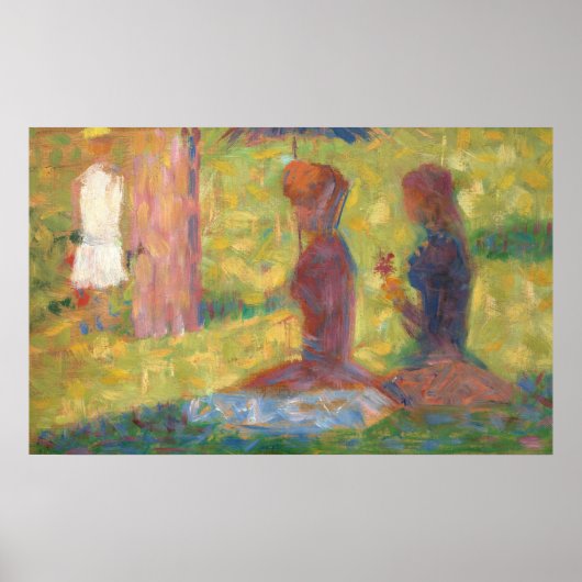Figures, La Grande Jatte - Georges Seurat Fine Art Poster (Voorkant)