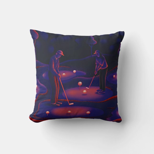 Figures Reaching for Celestial Bodies Kussen (Voorkant)