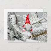 Figurine Kerstman Briefkaart (Voorkant / Achterkant)