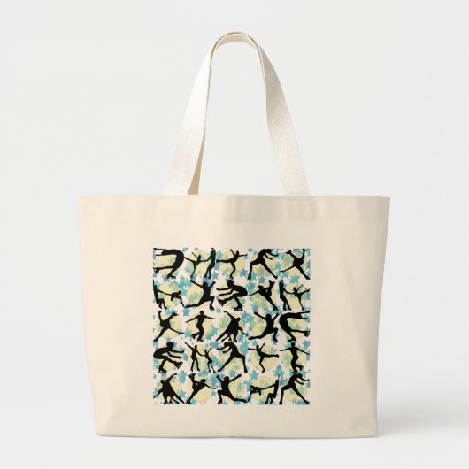 FIGURSKATERS GROTE TOTE BAG (Voorkant)
