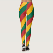 Figuur 1 van de nationale vlag van Litouwen Leggings (Achterkant)