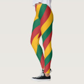 Figuur 1 van de nationale vlag van Litouwen Leggings (Links)