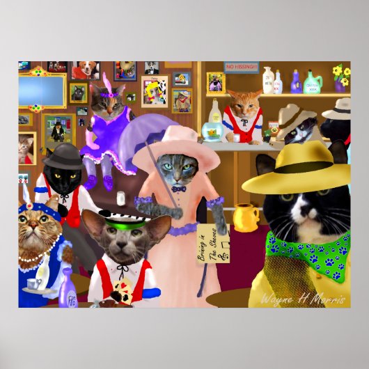 Figuur 1 van de Salon Poster (Voorkant)