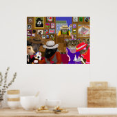 Figuur 3 van de Salon Poster (Keuken)