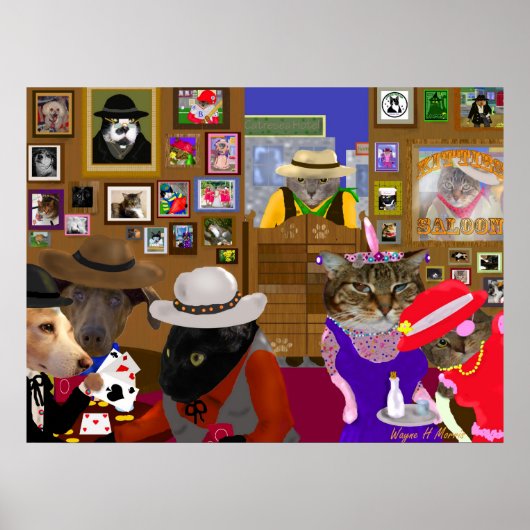 Figuur 3 van de Salon Poster (Voorkant)