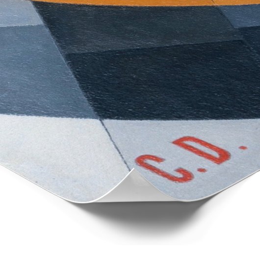 Figuur 5 in goud poster (Hoek)