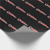 Figuur 8 klimknoop van gesteente cadeaupapier (Hoek)