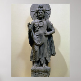 figuur Bodhisattva uit Mekha-Sanda bij Shabaz-G Poster