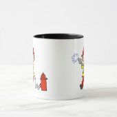 Figuur Brandweerstand met slang Mok (Midden)