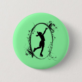Figuur Button Skating - Green Girl