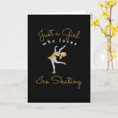 Figuur die enkel een meisje schaadt kaart (Gele Bloem)