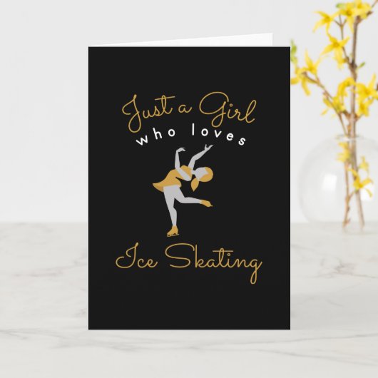 Figuur die enkel een meisje schaadt kaart (Gele Bloem)