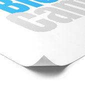 Figuur het Schatsen van Elementen Poster-Blauw Gro Poster (Hoek)