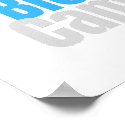 Figuur het Schatsen van Elementen Poster-Blauw Gro Poster (Hoek)