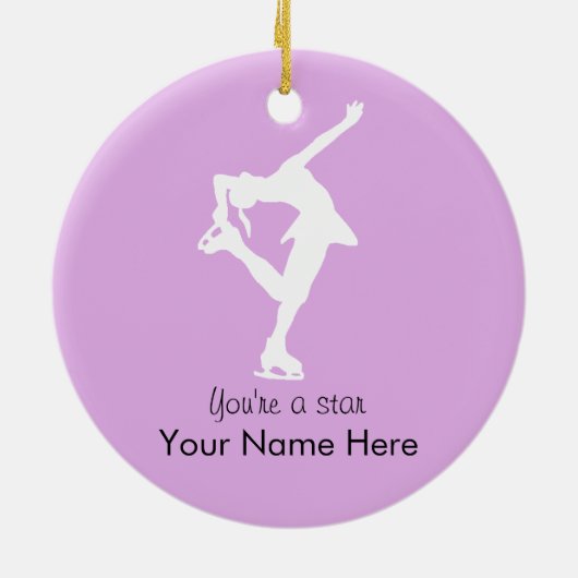 Figuur het Schatten Ornament Gepersonaliseerd met (Achterkant)