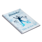 Figuur het schaven van de notitieboek ster op ijs  (Rechterzijde)