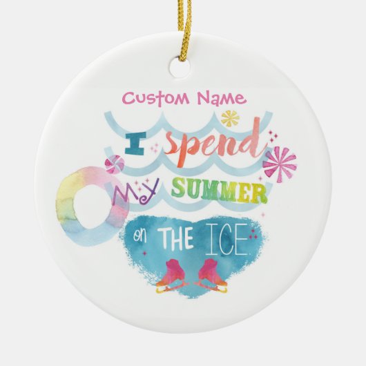 Figuur het Skeren Ornament I brengt zomer op ijs d (Voorkant)