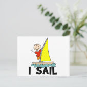 Figuur I Slaat T-shirts en geschenken op zee Briefkaart (Staand voorkant)