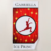 Figuur "Ice Princess" Gold Star Strandlaken (Voorkant)