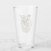 Figuur IJsschaatser Glazen Cup Gift (Achterkant)