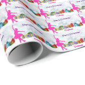 Figuur kerstmis cadeaupapier (Rol Hoek)