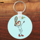 Figuur Mannen Tennis Sleutelhanger (Voorkant)